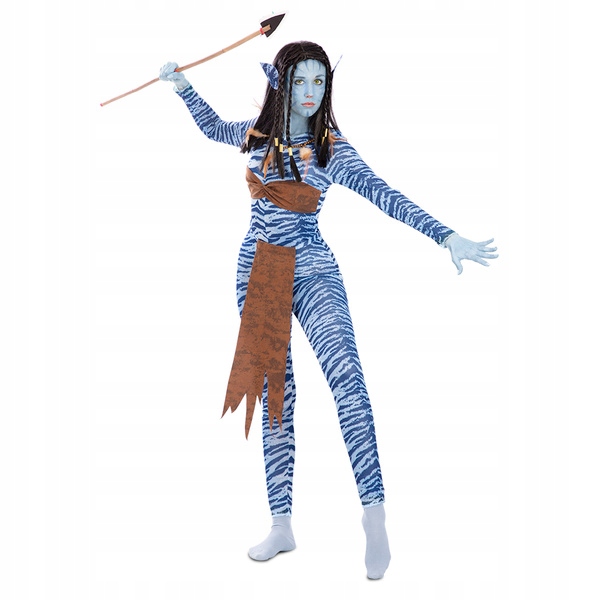 Kostým Modrá Bojovnice Převlek Karneval Halloween XL