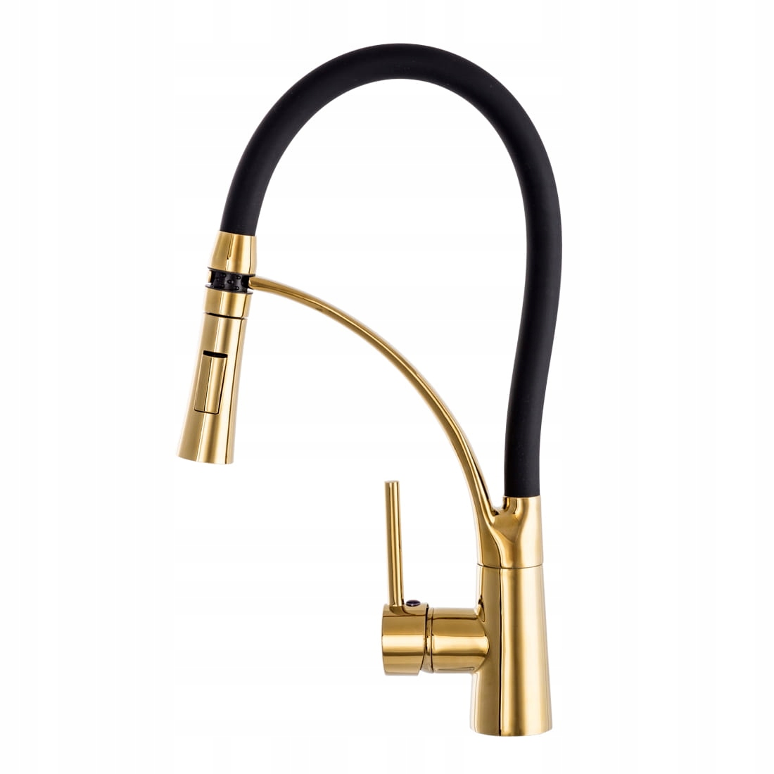 Kuchyňská baterie Nexo s výsuvným výtokem Zlatá Gamma