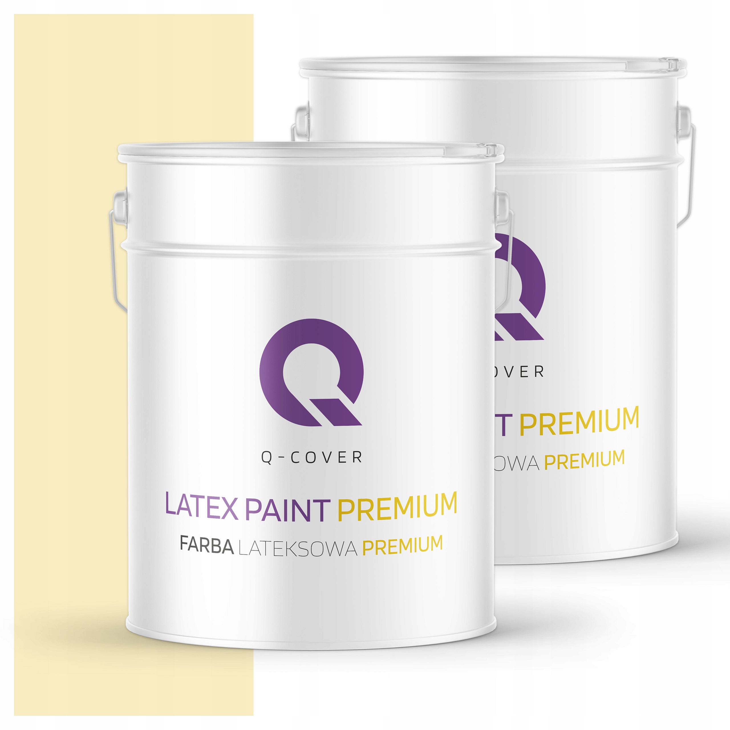 Farba odolná voči škvrnám Umývateľná na steny stropov 10L Hlboká farba Kanarková