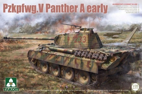 Takom 2174 Pz.Kpfw. V Panther A brzy