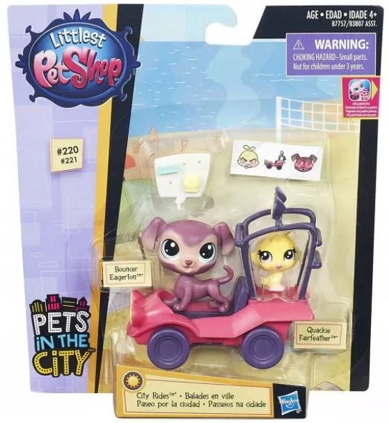 Littlest Pet Shop pojazdy Kabriolet B7757 Figurka