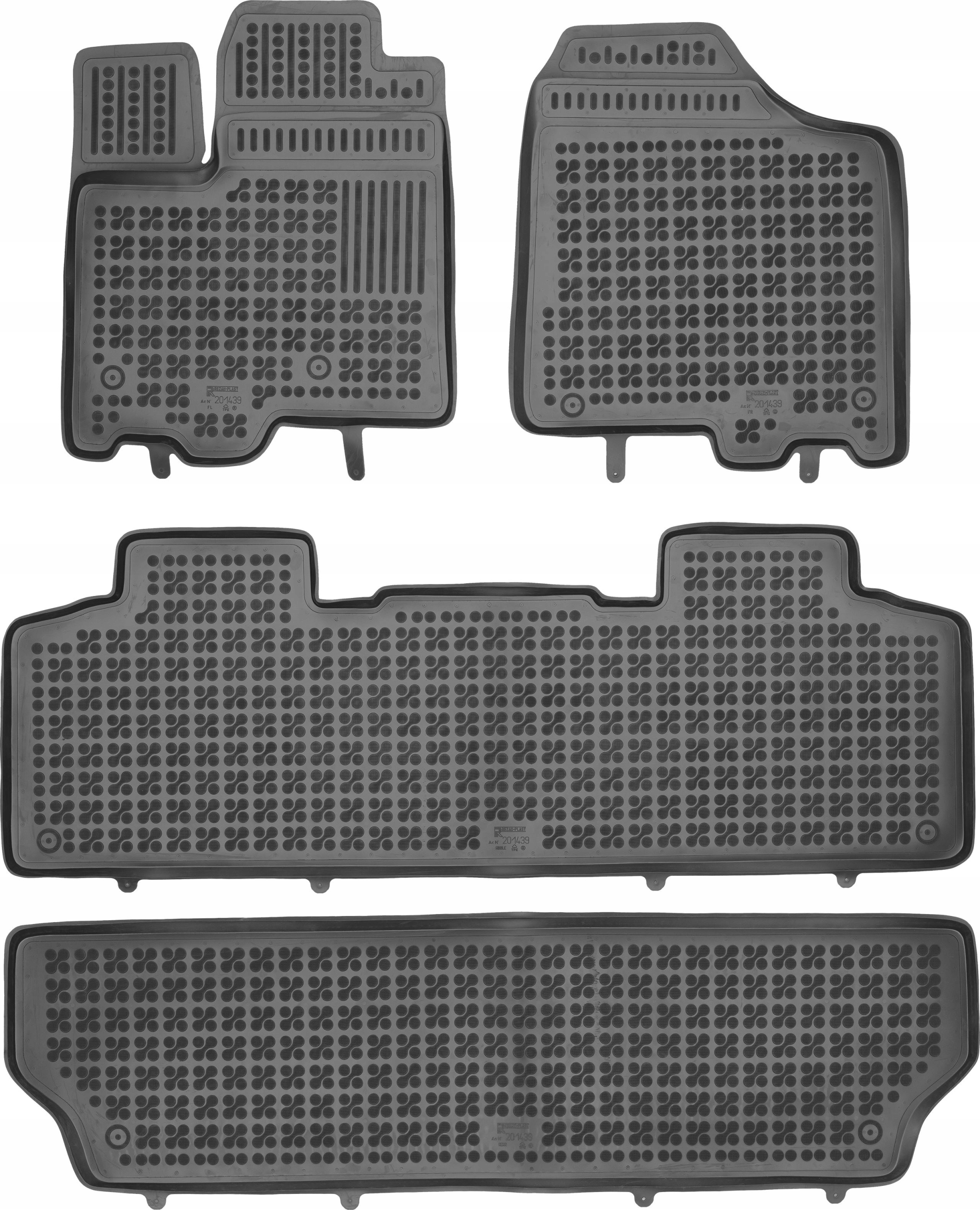 

Toyota Sienna III 7os 2010- Dywaniki gumowe
