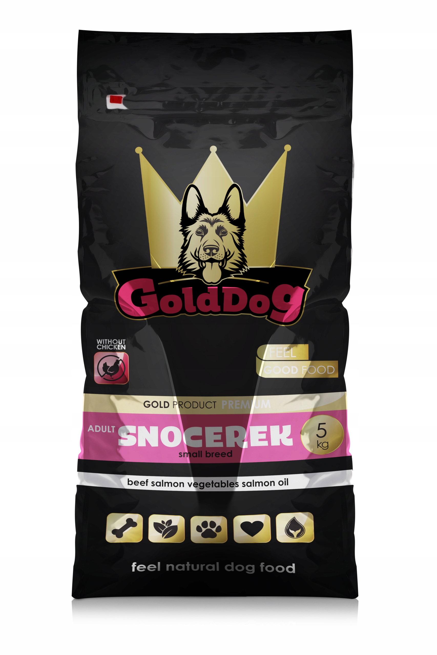 Gold Dog Snocerek Adult Beef & Salmon 5 kg