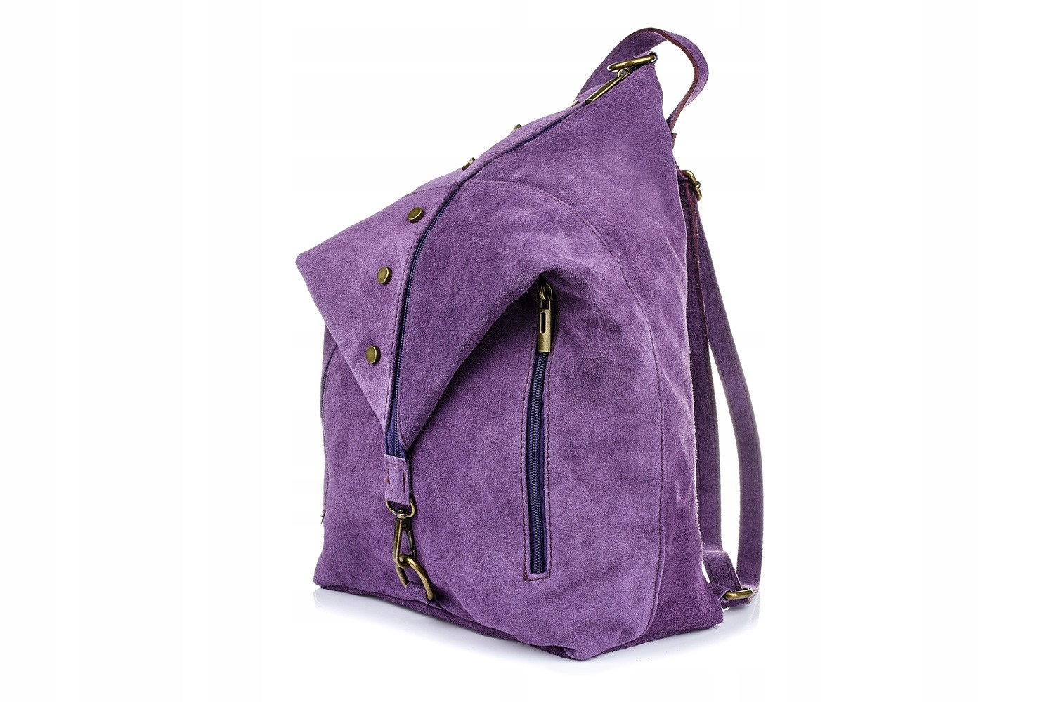 Italský stylový Batoh Semiš A4 W14