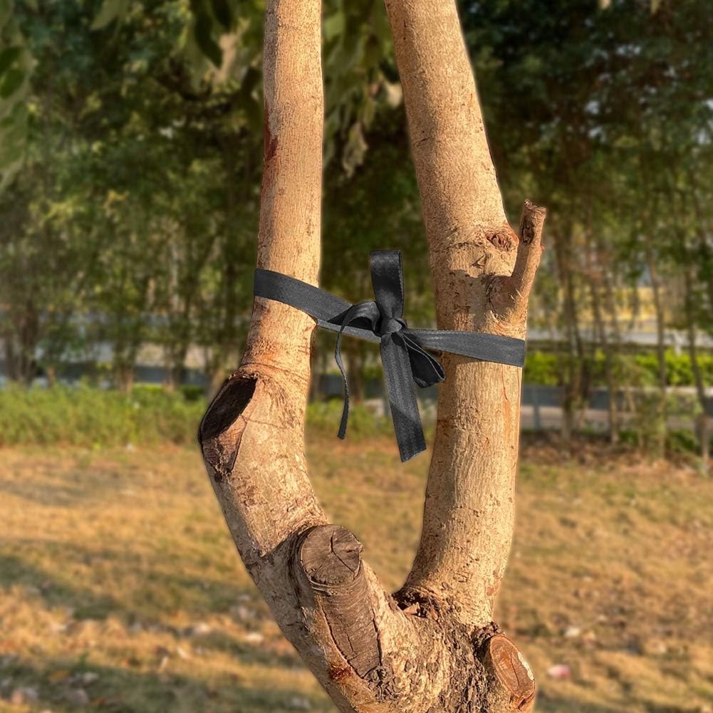 TAŚMA DO WIĄZANIA MOCOWANIA STABILIZACJI ROŚLIN 25mmx25m TYTS2525/BK Kolor czarny