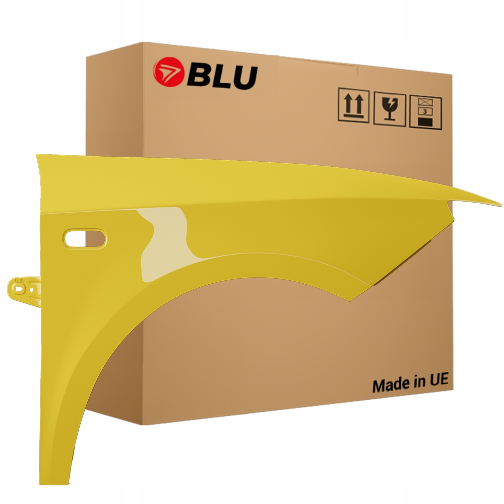 Blatník Blu Seat Ibiza IV 4 6J LS1A pravý žlutý 08-17 přední pozink