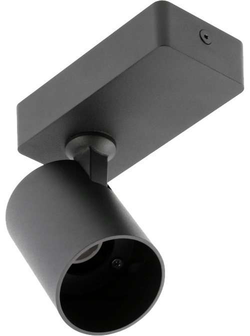 

Oprawa ścienna Santo pojedyncza okrągła czarna