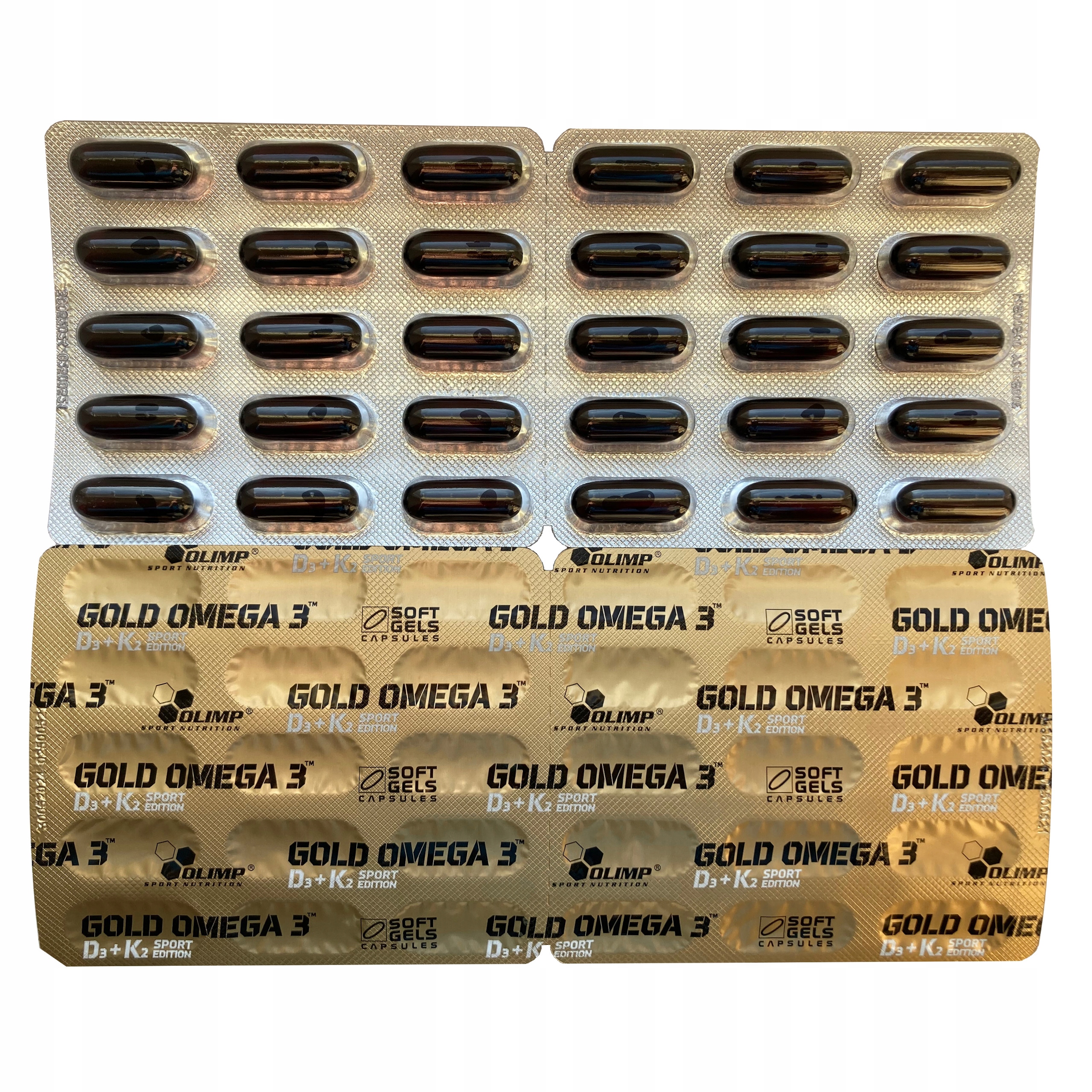 OLIMP GOLD OMEGA 3 D3 + K2 SPORT 30 kapsúl EPA, DHA