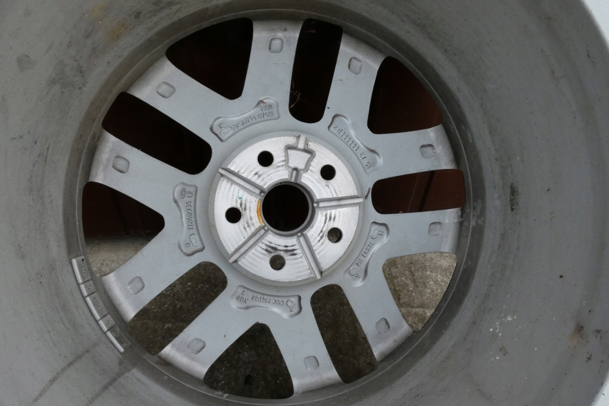 disk hliníkový MG OE 11260936LF 8.0" x 18" 5x112 ET 51