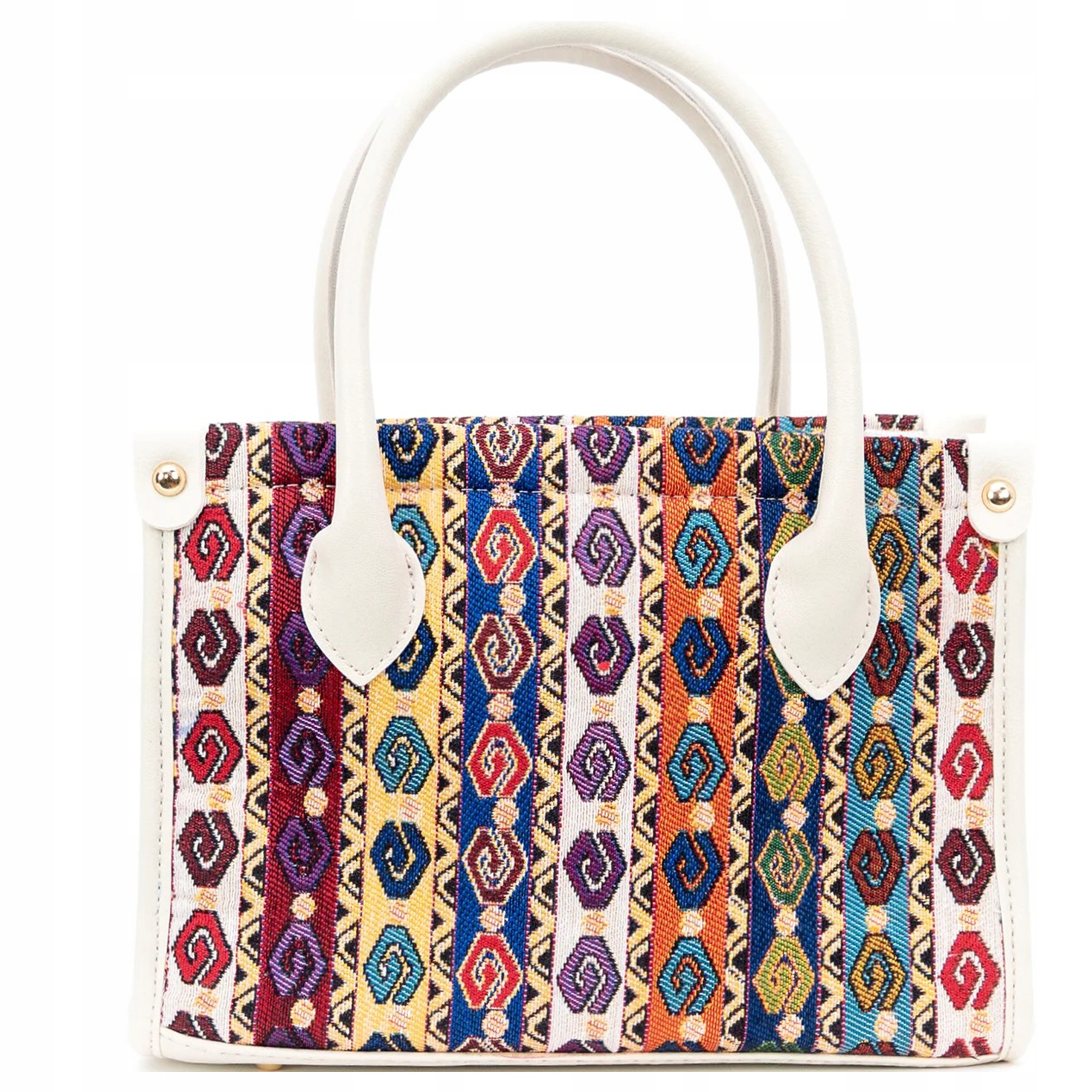 Taška přes rameno Crossbody Shopperka Ekokůže Gobelin Orientální vzor