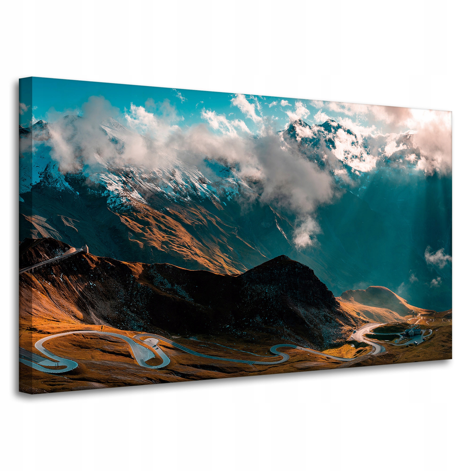Obraz na plátně Sněhové hory Vrcholy mraků Příroda 100x60 cm