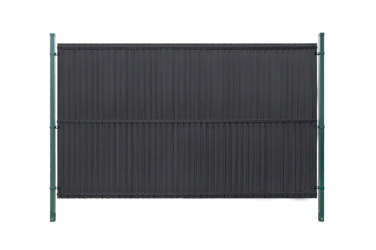 Listwy ogrodzeniowe pionowe 173 cm antracyt (44-62 mm)