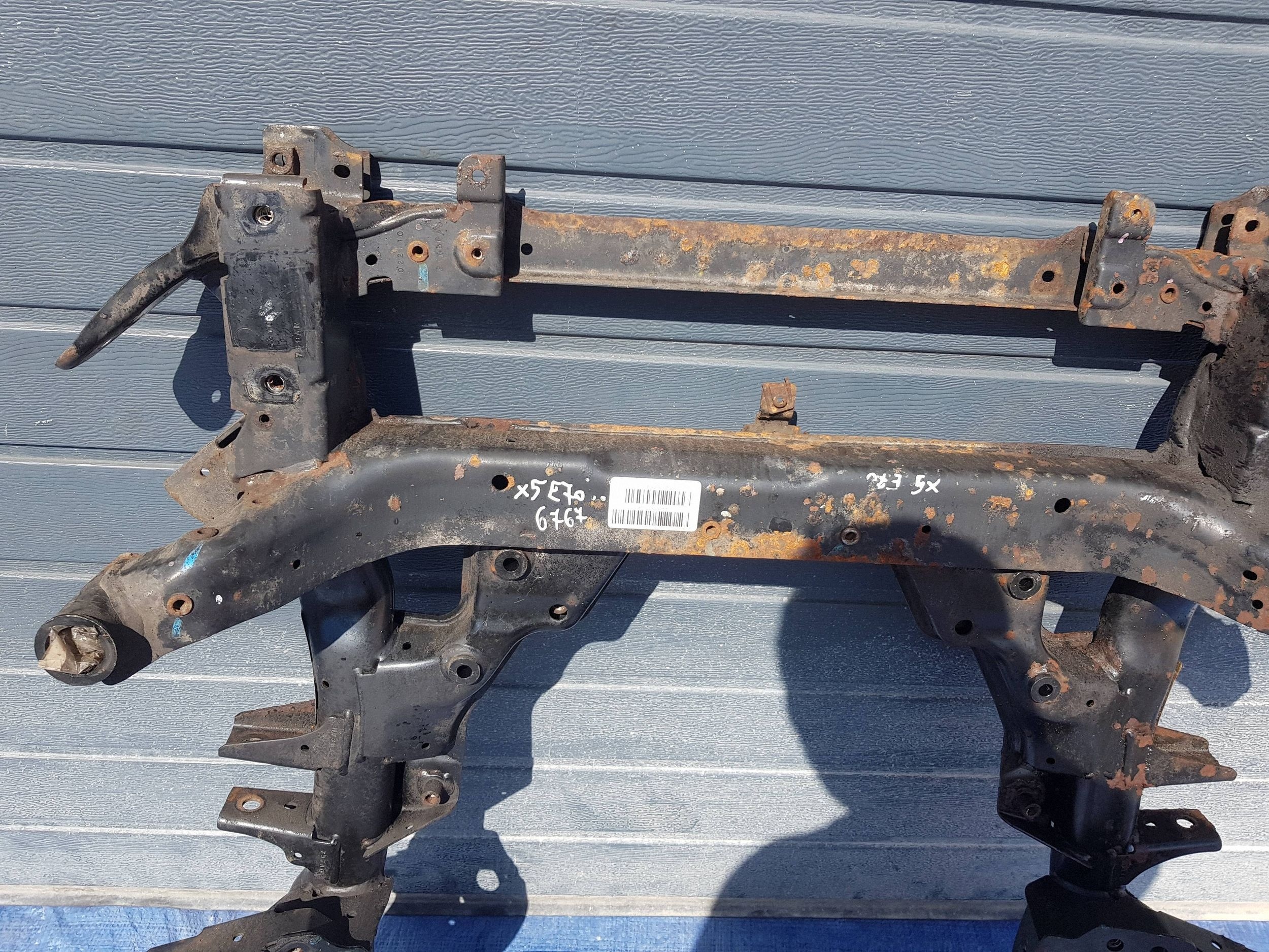 axle beam front axle beam subframe of the engine front BMW X5 E70 X6 E71