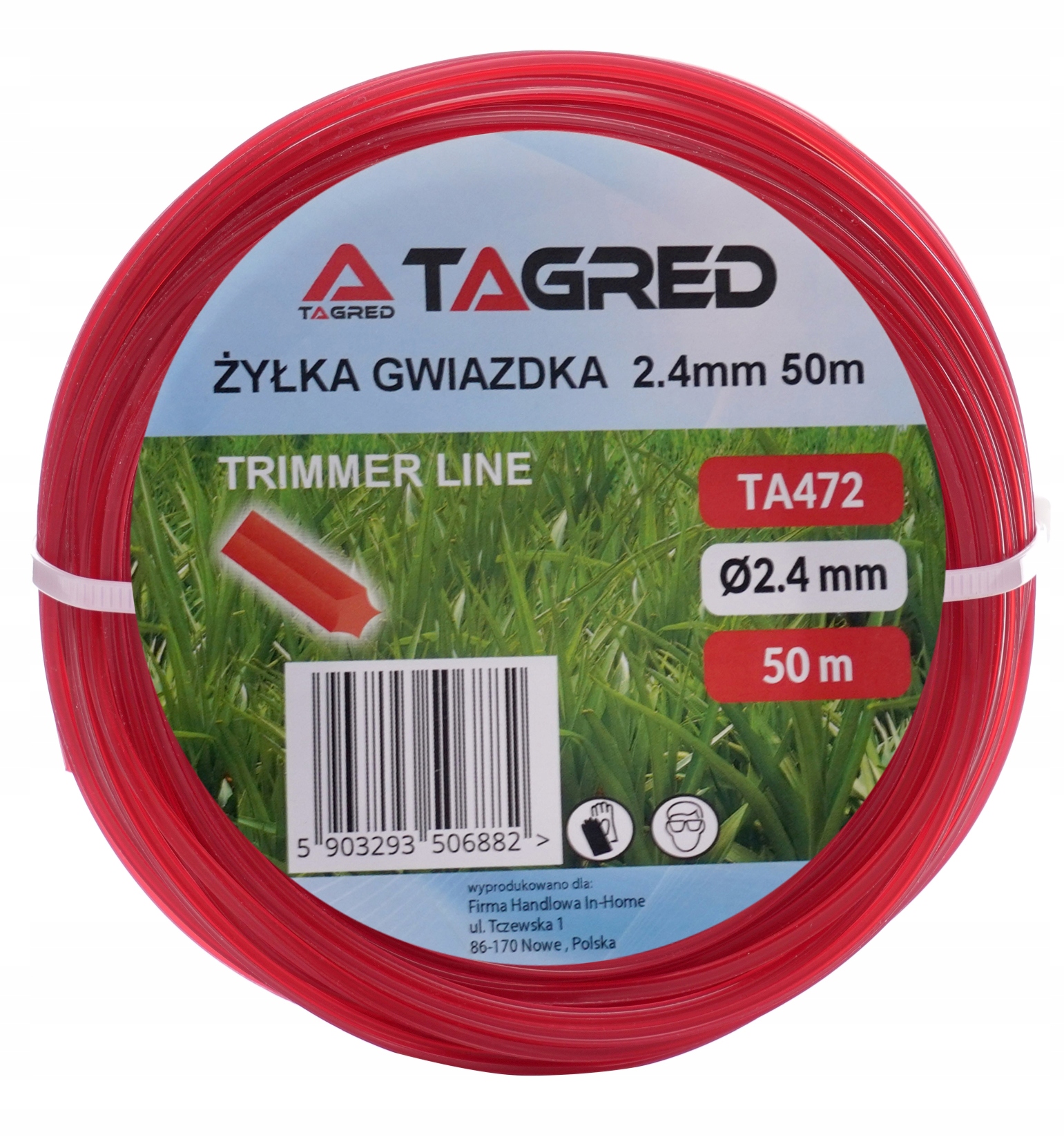 

Żyłka Do Kosy Spalinowej Gwiazdka 2.4mm 50m, Mocna