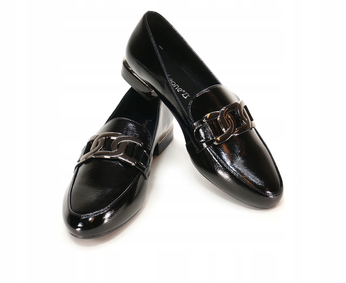 MOKASYNY DAMSKIE SER MK732 CZA L R37 Marka Sergio Leone