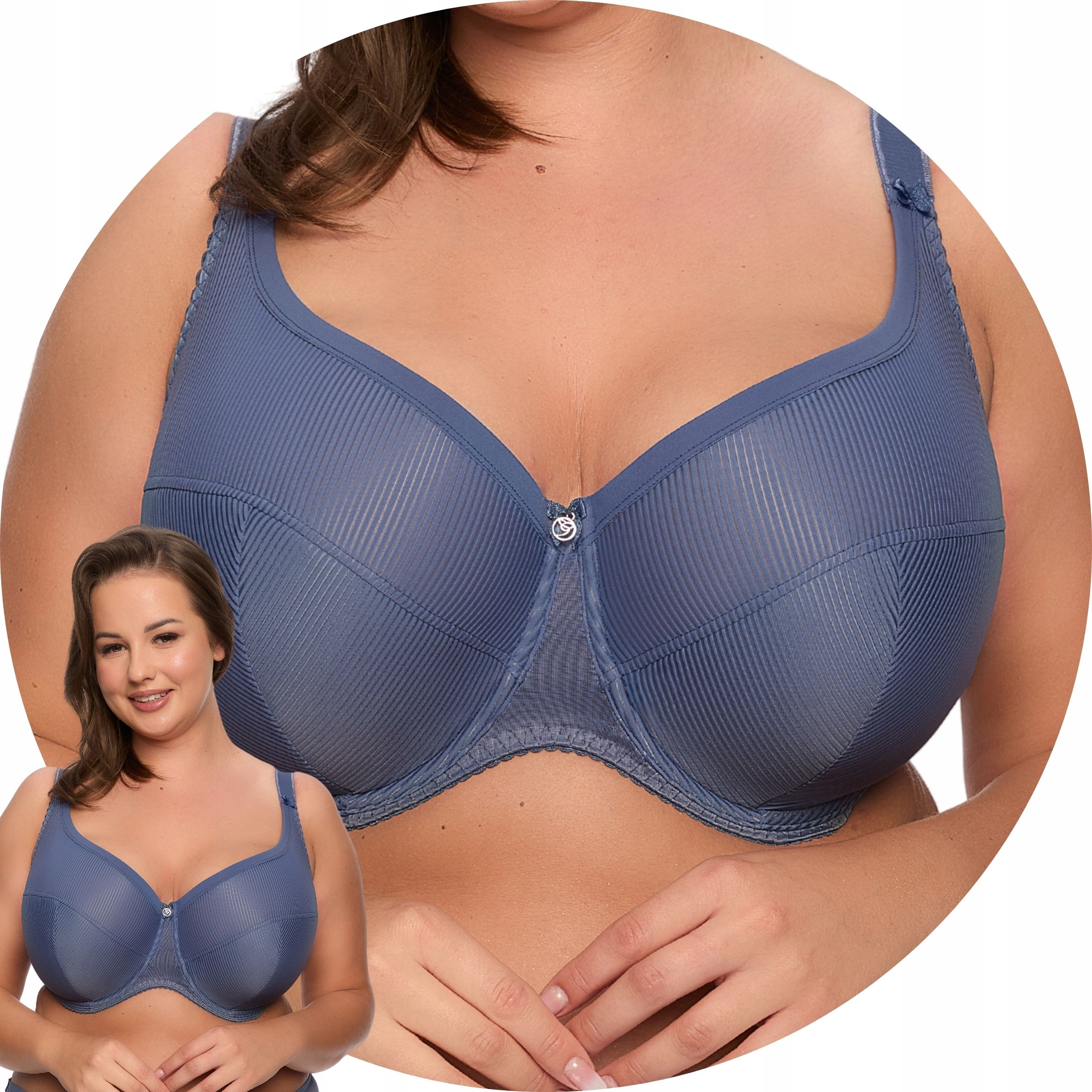 Gaia 1058M Sonia Maxi Polovyztužená podprsenka Semi Soft jeans 105F