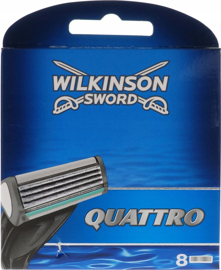 WILKINSON sword QUATTRO Wkłady Nożyki Męskie 8szt