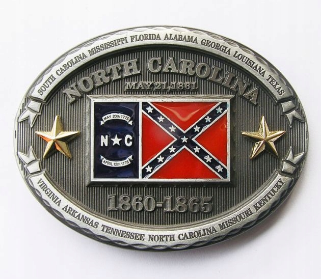 

North Carolina rebel Usa stan klamra kopla
