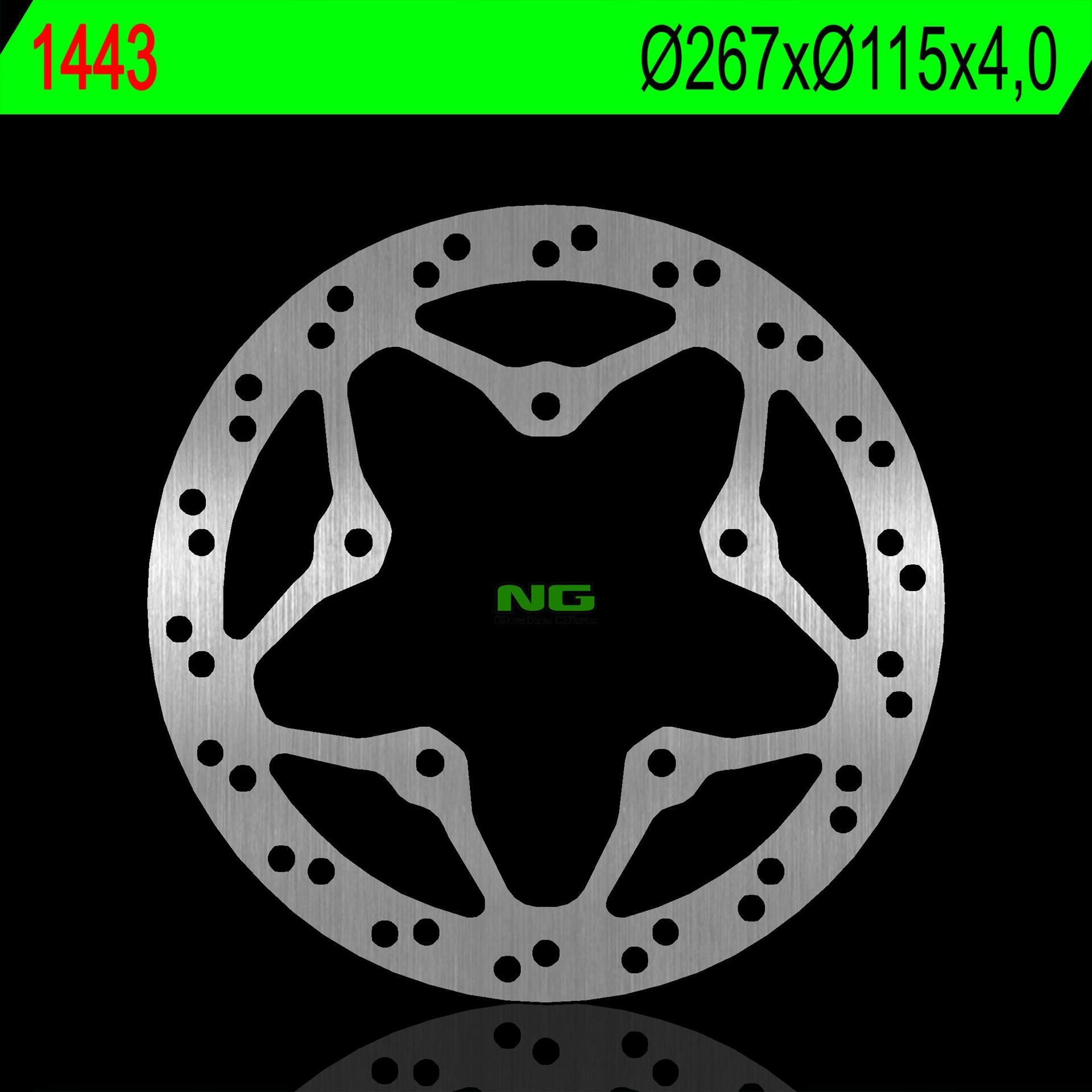 Ng Predný Brzdový Kotúč Yamaha 125/150 X-enter 12-16, Majesty 125 14-16