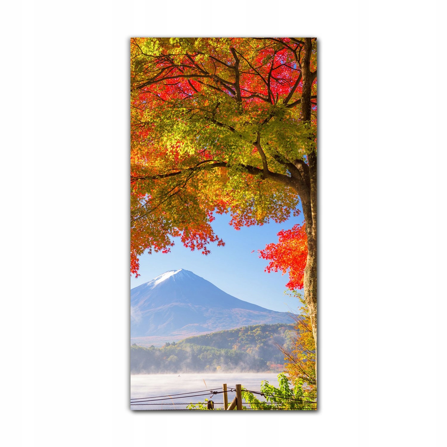

Obraz na szkle nowoczesny 70x140 Fuji góra jesień