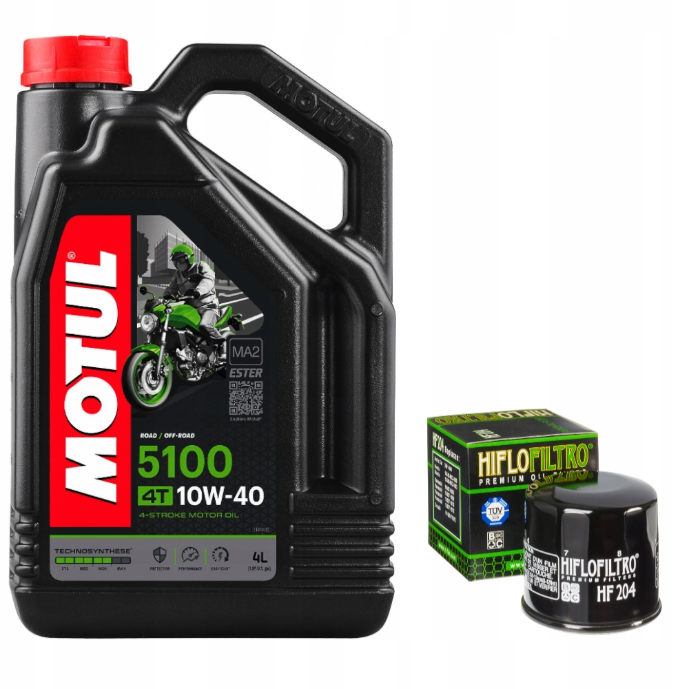 

Olej Motul 5100 10W40 4l + filtr oleju Hiflo HF204