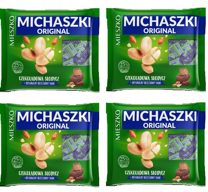 Levně 4x 1kg Mieszko Mihaszki originální bonbóny