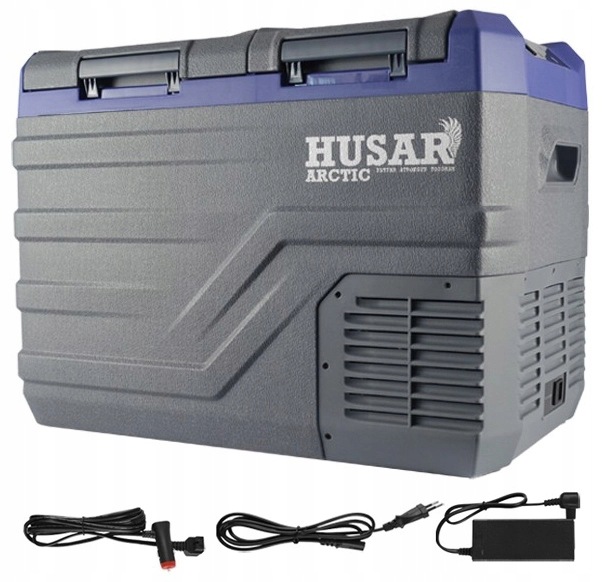 Lodówka Kompresorowa Husar Winch HA45 12V 24V 230V Turystyczna Zamrażarka