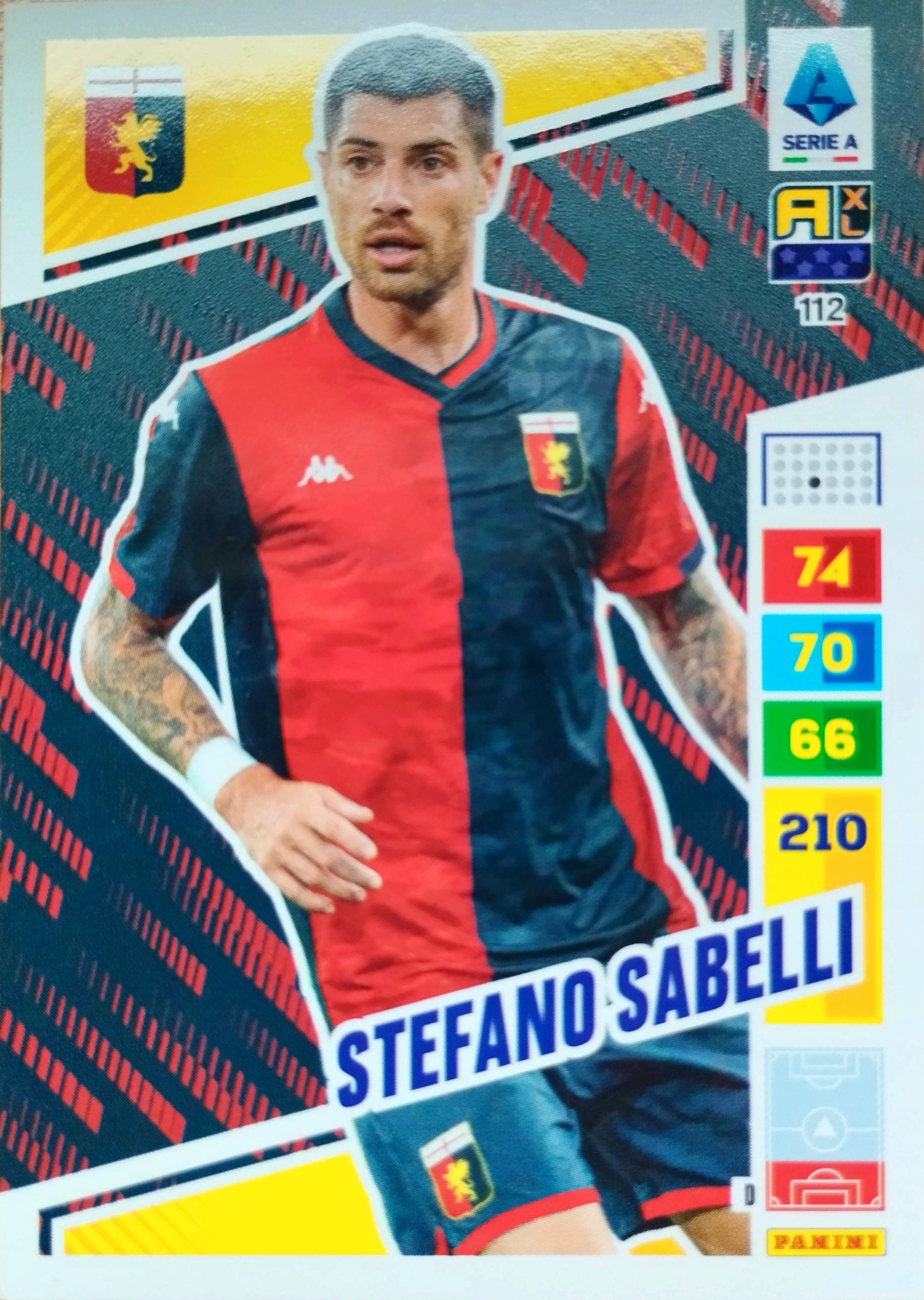 Panini Calciatori Liga Włoska 2023 2024 112 Stefano Sabelli Genoa