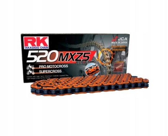 Rk Hnacia Reťaz (motocross) 520MXZ5-120 Spona (CL) V Balení Farba P