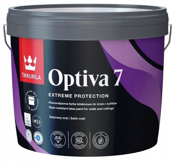 

Tikkurila Optiva Satin Matt 7 9l Baza A
