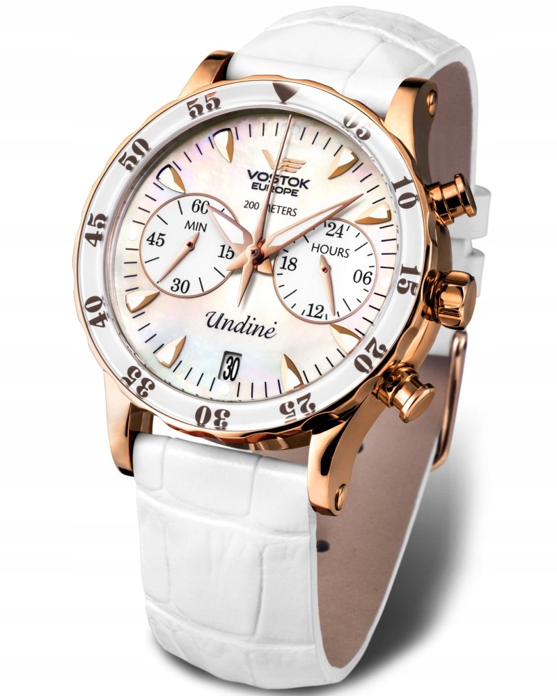 Nové originální dámské hodinky Vostok Europe VK64-515B528 Undine Chrono