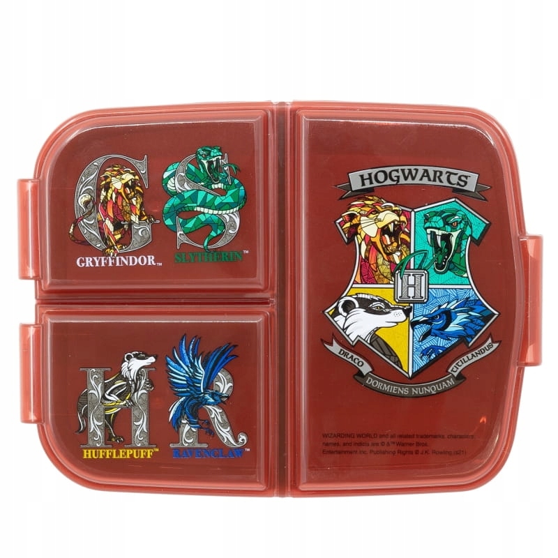 

Pudełko śniadaniowe z przegródkami lunchbox Hogwar