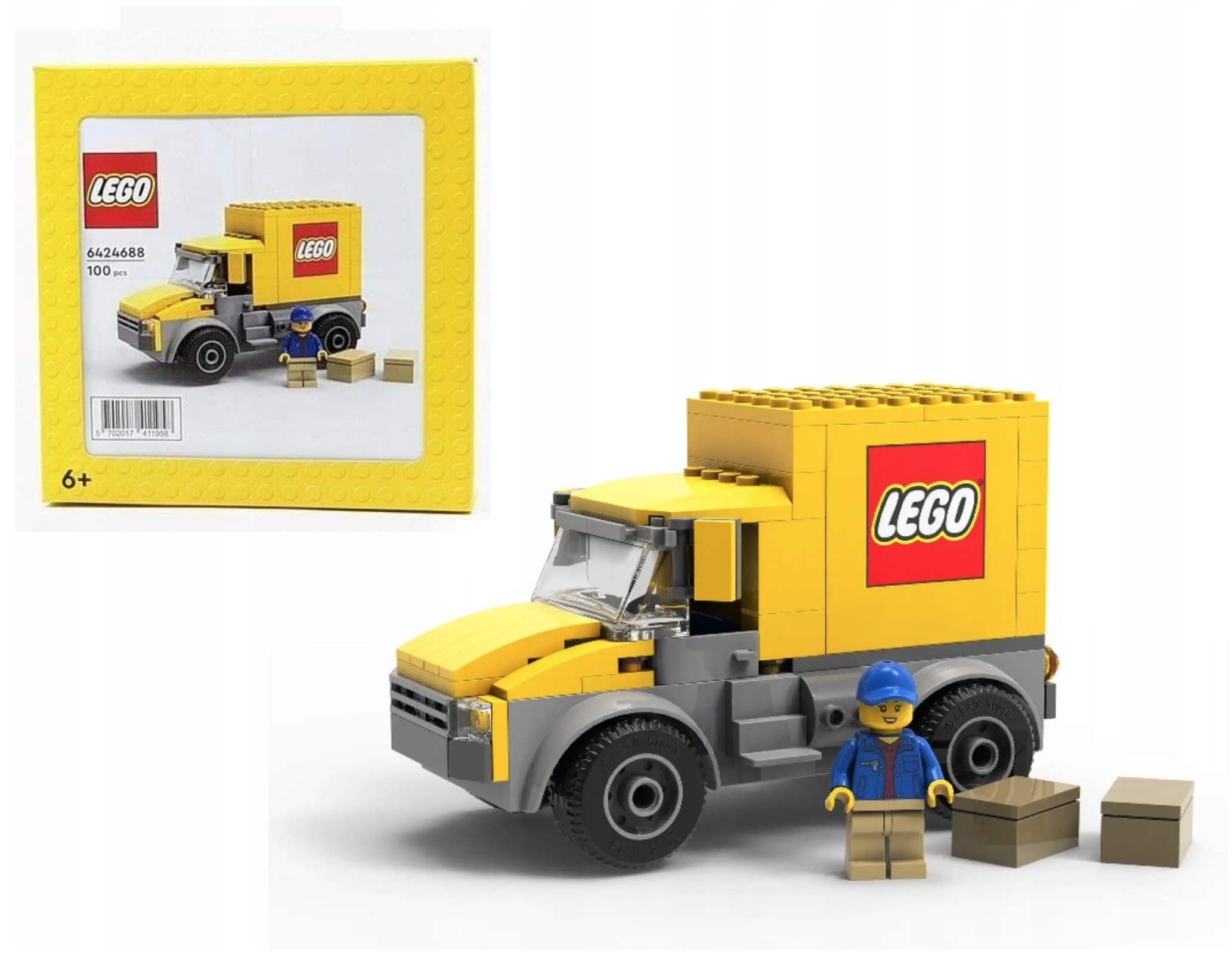 Lego Gwp 6424688 Żółta ciężarówka Delivery Truck