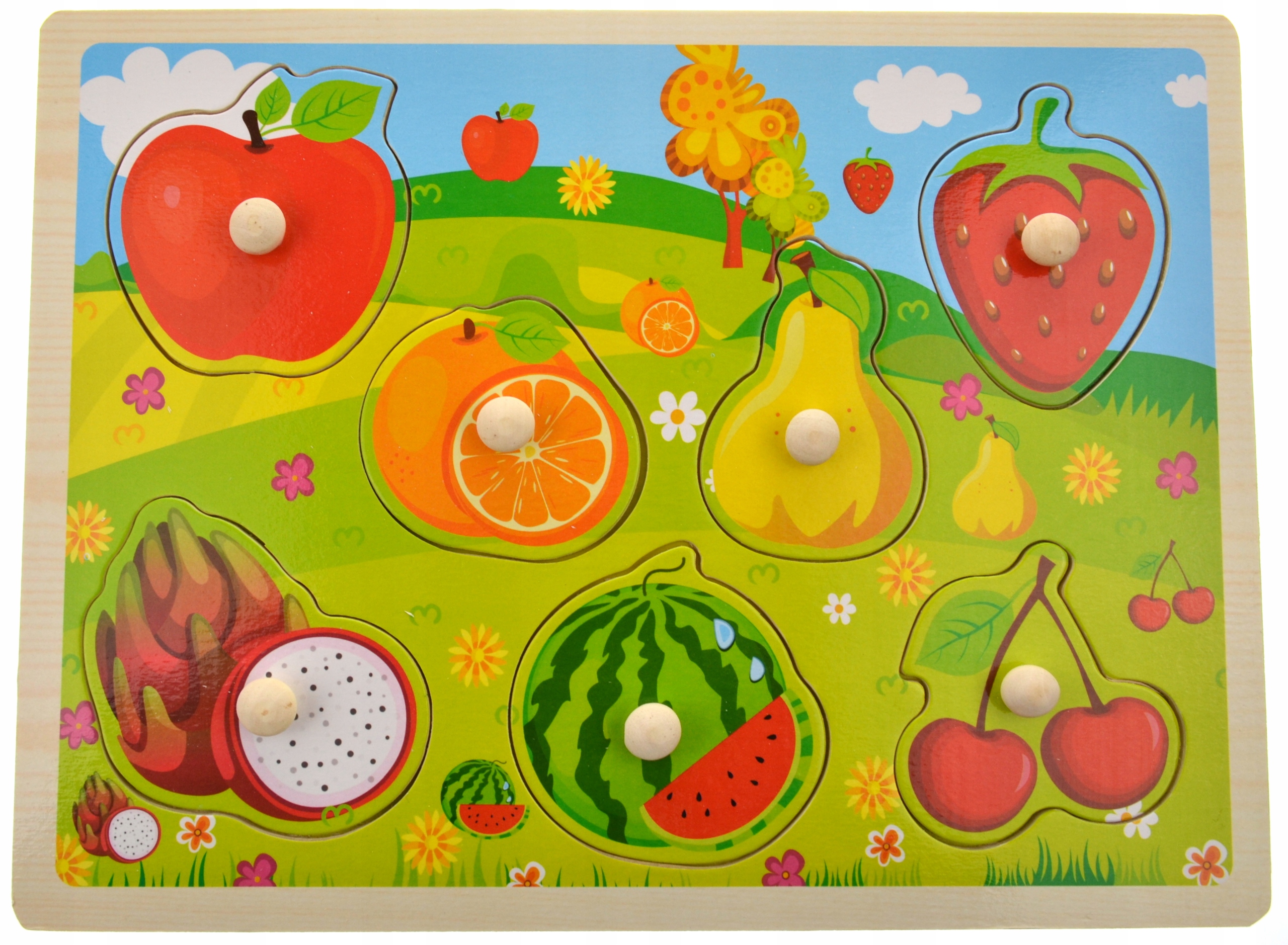 Игра дерево с фруктами. Рамка-вкладыш Woodland овощи, фрукты, ягоды (111401), 35 дет.. Рамка-вкладыш Томик фрукты-ягоды (372-3), 4 дет.. Пазл деревянный "фрукты". Рамка-вкладыш «фрукты».