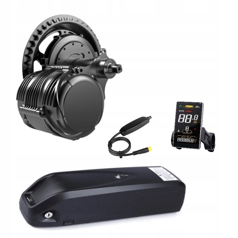 Sada pro konverzi jízdního kola na elektrické TSDZ8 48V 750W Baterie 17AH