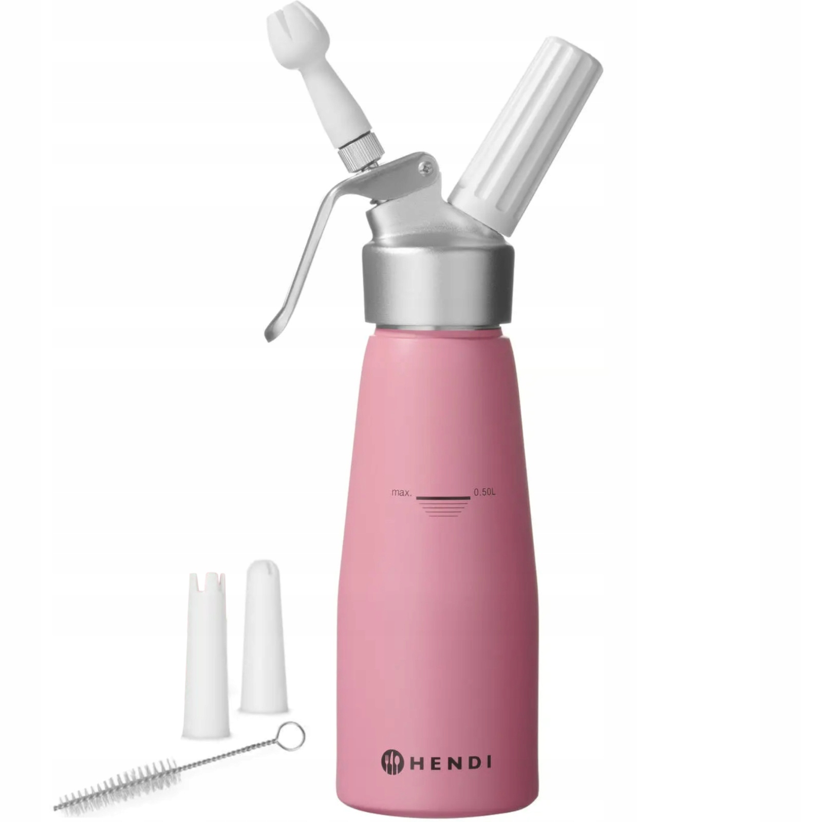 Sifon Na Šlehačku A Krémy Hliníkový Kuchyňský 0.5 L Hendi