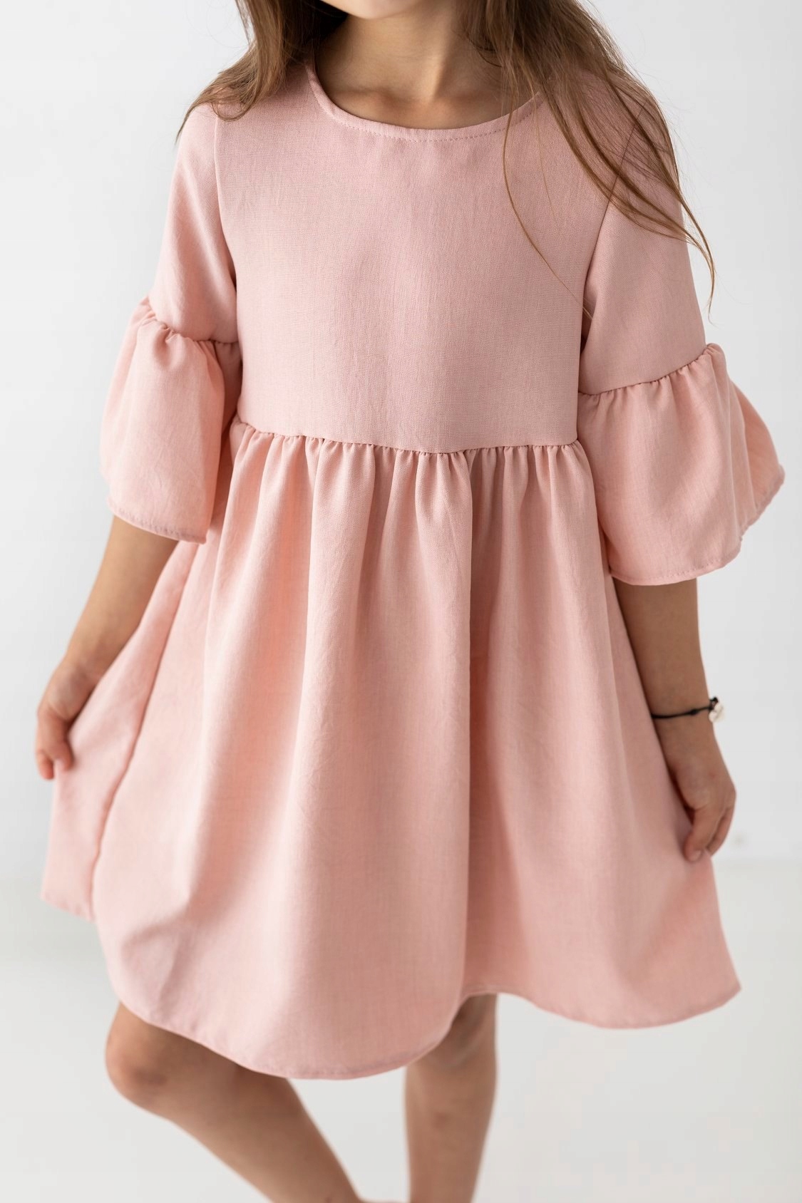 Sukienka wizytowa boho puder Lily Grey 110 Kod producenta LG-106