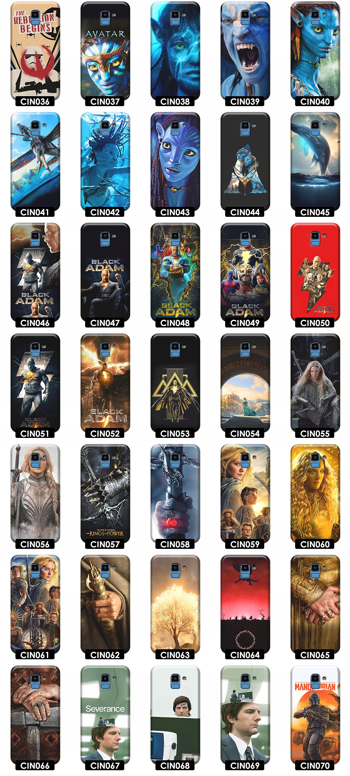 ETUI CASE SILIKONOWE PLECKI NA TELEFON DO SAMSUNG GALAXY J6 2018 WZORY Typ inny