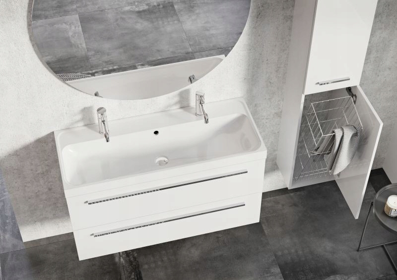 Słupek 30 Kwadro Plus White Elita (164590) Szerokość mebla 30 cm