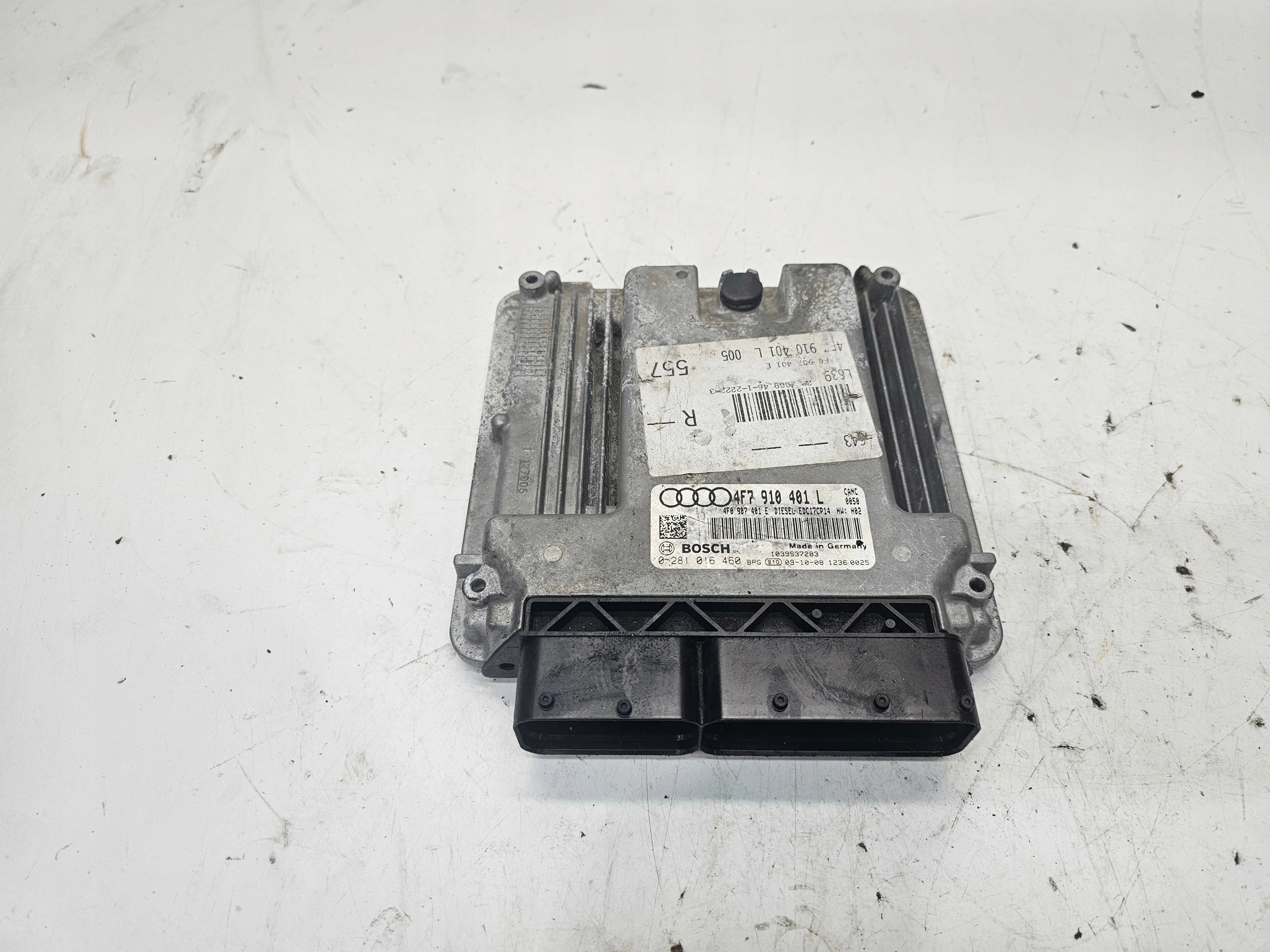 computer control unit of the engine AUDI A6 C6 LIFT 2.7 4F7910401L 4F0907401E