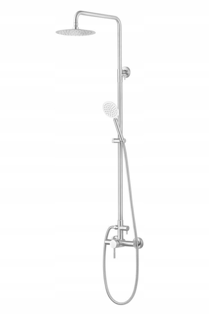

Deszczownica Z Baterią Kolumna Prysznicowa Inox