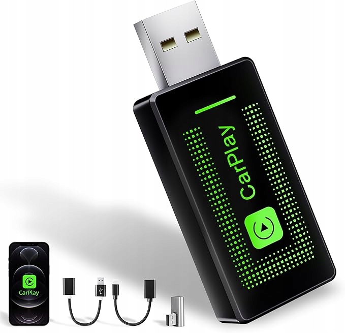 Lyssiefeel Wireless CarPlay adaptér Easy Plug & Play