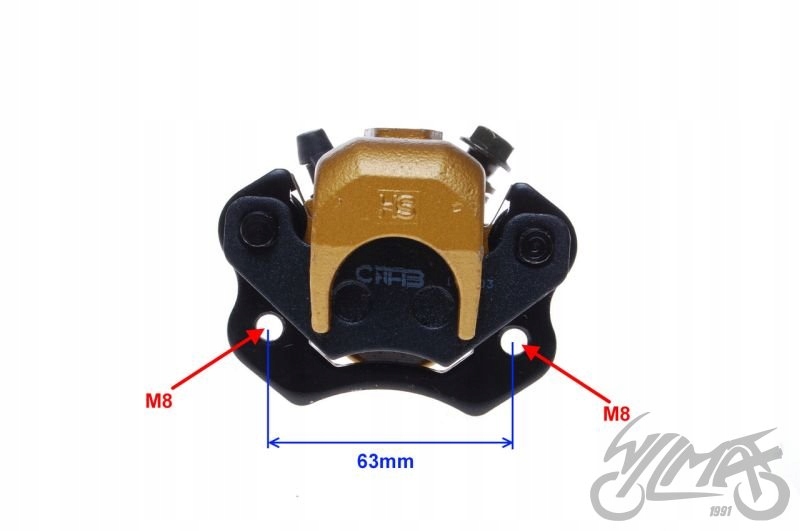 ZACISK HAMULCA PRZÓD ATV 200 PRAWY , ATV 110 Producent inny