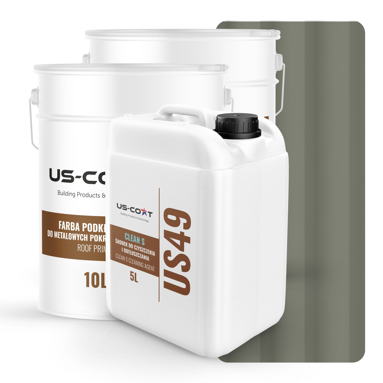 Farba Na Strechu Kovovú Základ Odmasťovač Cementovo Sivá RAL7033 74m2 Polomatná