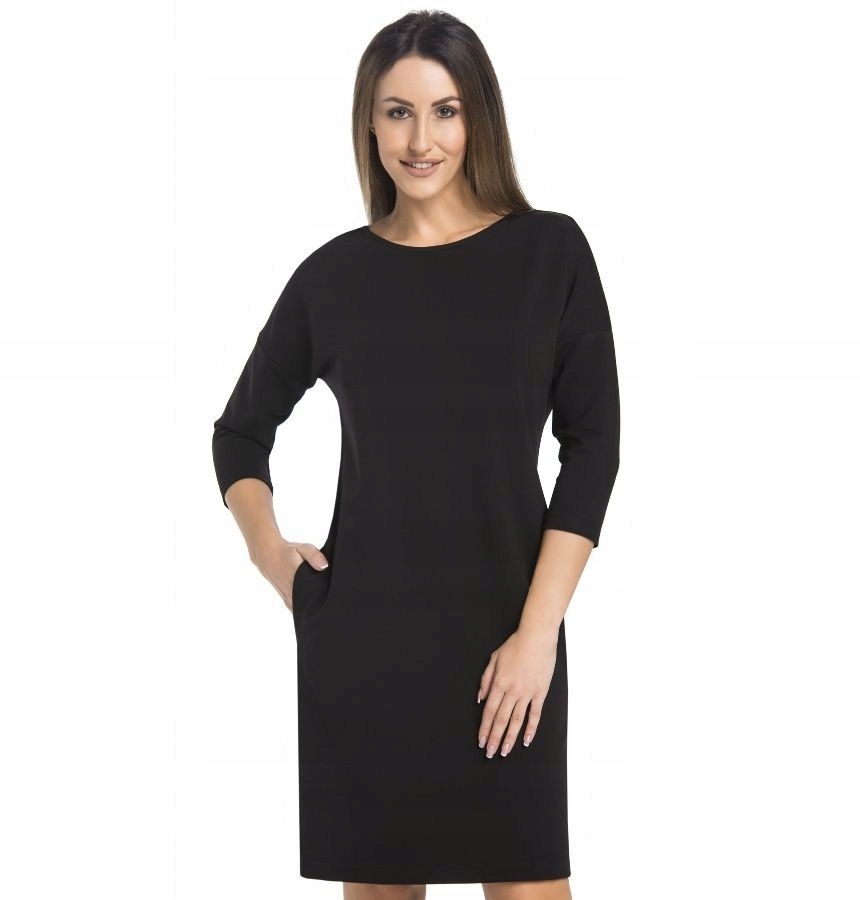 

Sukienka damska do kolan Lana czarna XL Teyli
