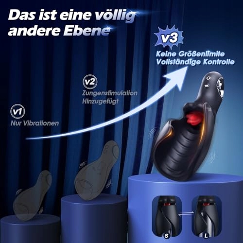 UPGRADED Masturbator Dla Mężczyzn Z Aplikacją AI 10 Trybów Zabawka Dla Par — miniatura 4