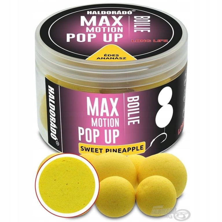 Kulki Pływające Haldorado Max Motion Boilie Pop Up 16/20mm Słodki Ananas