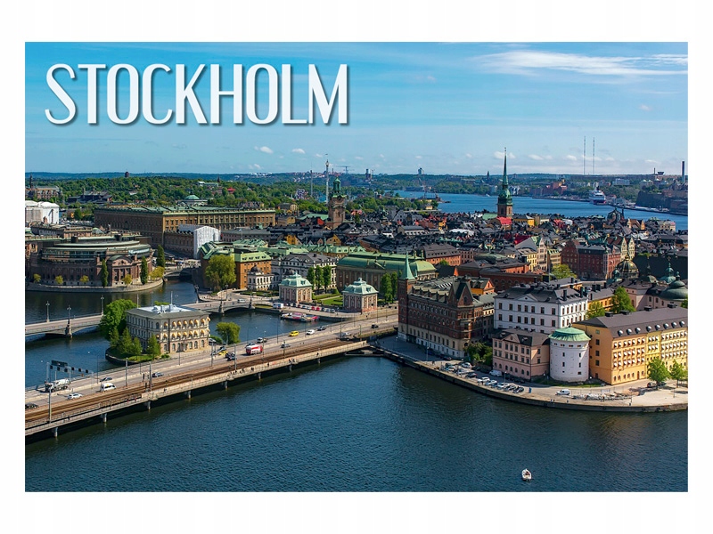

Sztokholm Saltsjön Mälaren Magnes na lodówkę