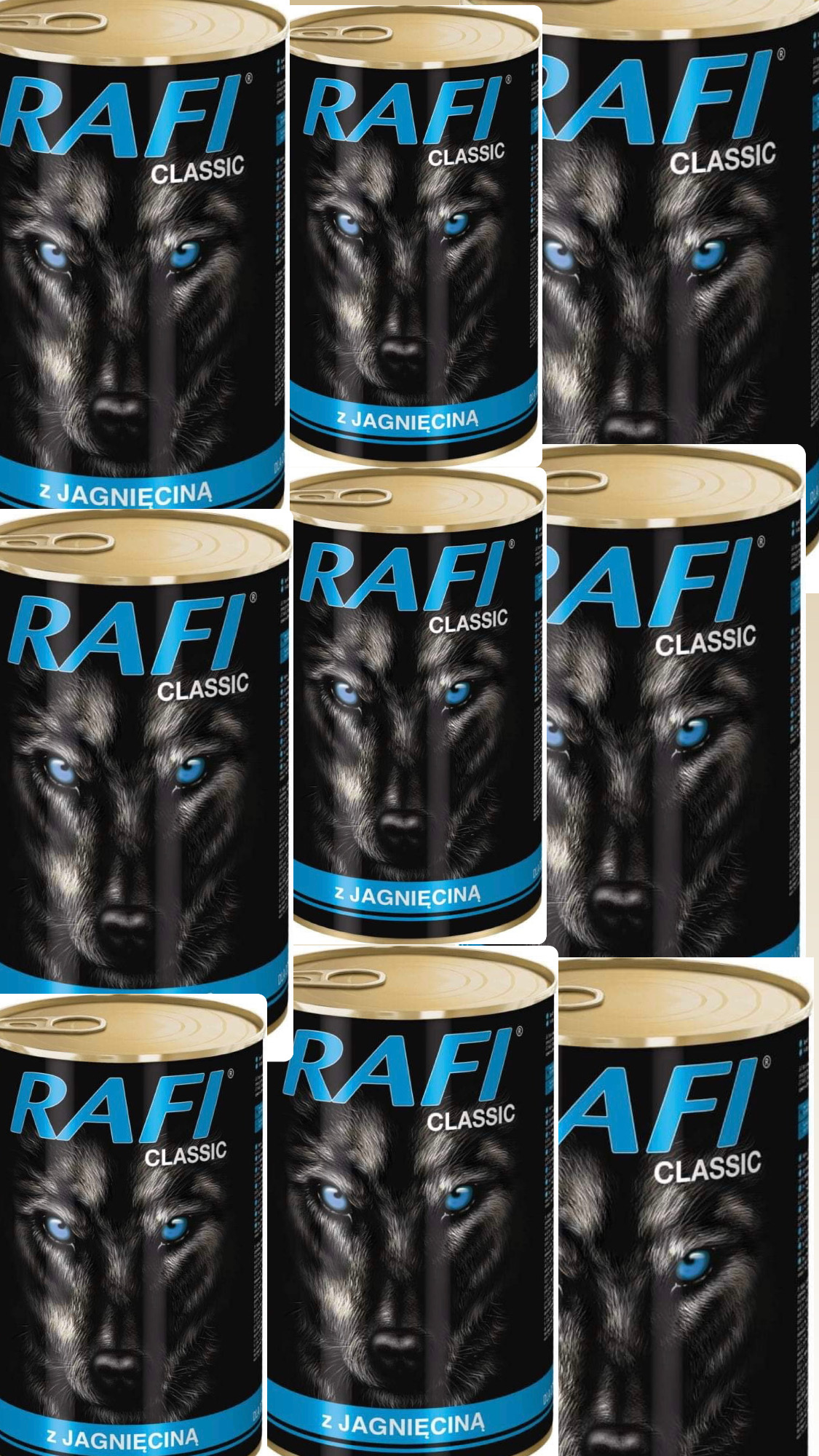 Krmivo Pro Psa S Jehněčím Masem 1240 G Rafi !!X 10 Ks!