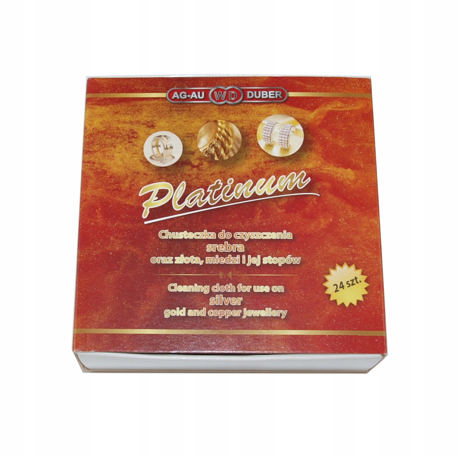 

Chusteczki do czyszczenia srebra Platinum 24 szt.